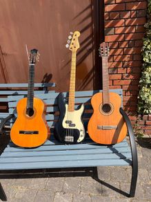 3 guitars