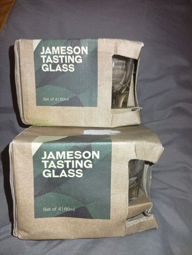 2 packs of Jameson glasses new ..