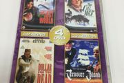 4 Adventure Films Includes Lost World, Call of the Wild, Treasure Island. Free Postage!