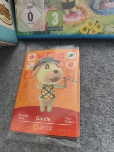 Wii U Animal Crossing New in the Box with figures and cards