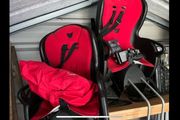 Two hamax bike seats