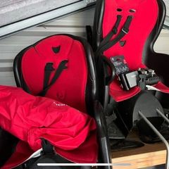Two hamax bike seats