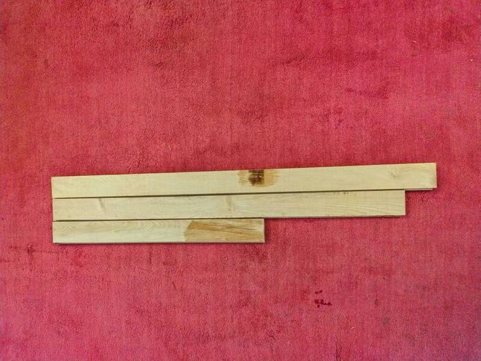 Vintage Raw Solid Maple Planks suitable for Guitar Neck Blanks