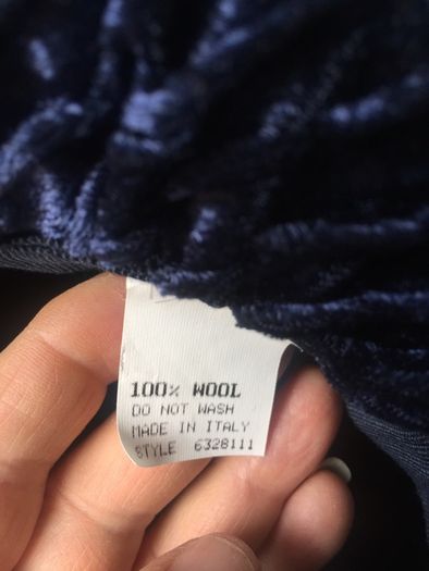 navy wool hat brand new