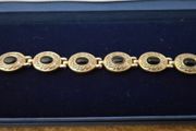 Vintage Black Stone Bracelet