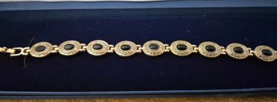 Vintage Black Stone Bracelet