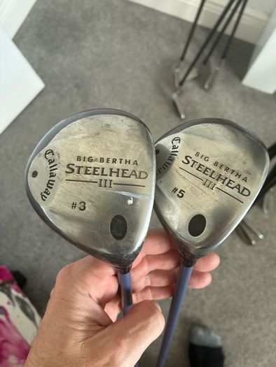 Golf - Callaway Big Berth Stealheads 3 wood & 5 wood