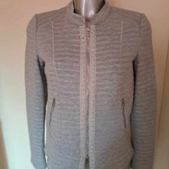 Brand new Gerry Weber full zip grey jacket blazer size UK10 EU38 Postage included