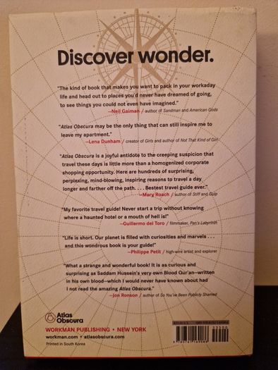 Atlas Obscura - An Explorer's Guide to the World's Most Unusual Places - Hardcover