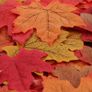 150pcs Artificial Autumn Fall Maple Leaves Autumn Colors - Great Autumn Table Scatters for Fall Weddings & Autumn Parties Image 2