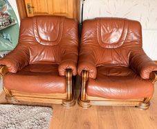 Leather & Wooden Home Furniture