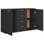 Sideboard Grey 120x35,5x75 cm Chipboard Image 7
