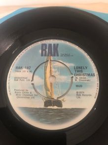 Mud Lonely This Christmas Vinyl Single 7 Inch