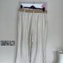Brand New Ladies Ivory/ Beige Linen Trousers with Belt from Gallery Image 8