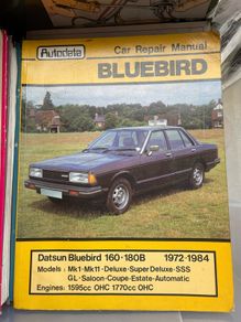 Autodata Manual: 72-84 Datsun Bluebird / Nissan Bluebird
