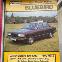 Autodata Manual: 72-84 Datsun Bluebird / Nissan Bluebird