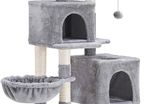 Cat Tree, 147 cm cat tower, Multi-Leve cat condo, Gray