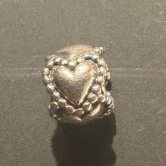 Genuine Pandora Sterling Silver Everlasting Love Hearts Spacer Charm - retired