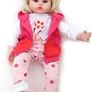 24 Inches 60cm Pretty Reborn Dolls Baby Girls Soft Silicone Vinyl Hanmade Reborn Baby Toddlers Newborn Baby Dolls Boy and Girl Toys Xmas Gifts Reborn Babies (FREE POSTAGE) Image 3