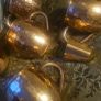 Copper pitcher, 4 cups and measuring cup Image 3