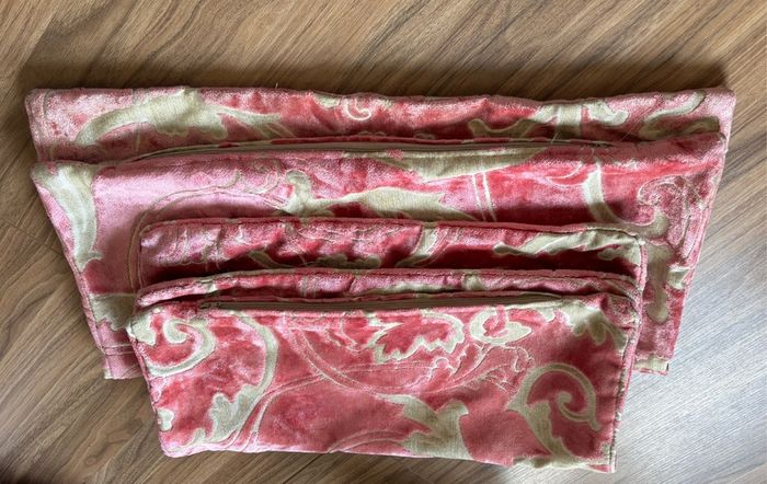 5 Handmade Cushion Covers Pink, Teal & Neutral