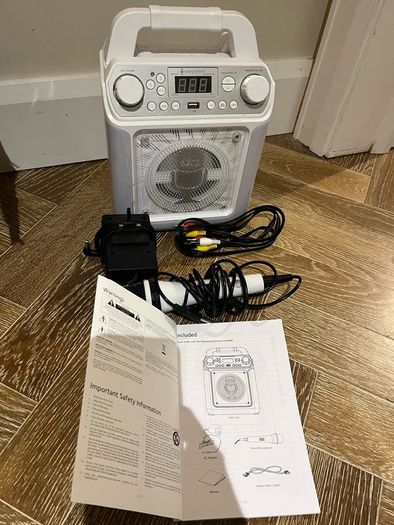 Kids karaoke sing along machine