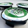 4 x GREEN 58mm - 59mm JAGUAR C2D47107 wheel center caps F XF XJ XKR S type X type XJ8 XK8 Image 7