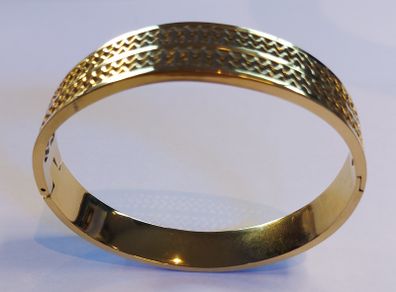 Gold-plated stainless Steel bracelet 28g New