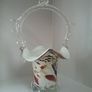 Italian Murano Art Glass Basket Image 2
