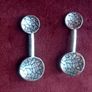 Silvery minimalist earrings Image 3