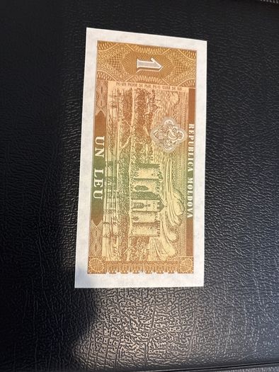 1992 Moldova 1 Leu Original notes UNC