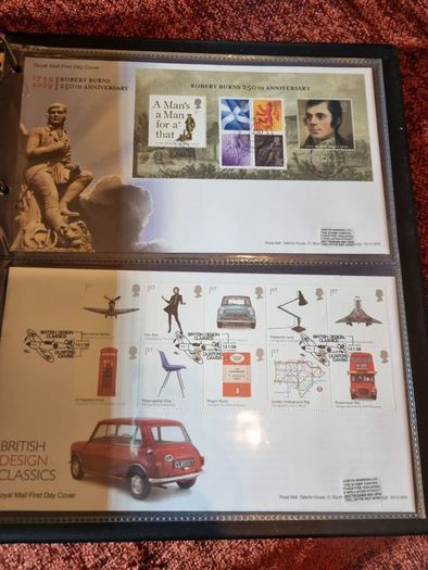 Mint UK FDC album
