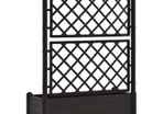 Garden Planter with Trellis 100x43x142 cm PP Anthraciteplant