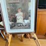 Vintage Framed Print - Puppy Love - by Charles Burton Barber (1836-1893) Made in England Image 7