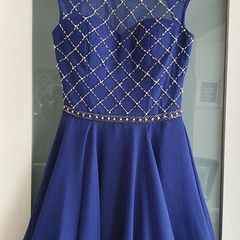CHI CHI LONDON Royal blue embellished Sz 8 - Rrp 100 (New)