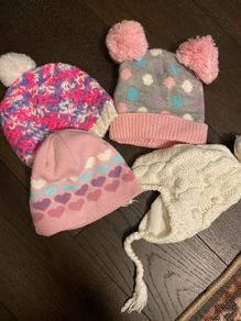 Toddler winter hat bundle
