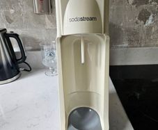 Sodastream machine with bottles