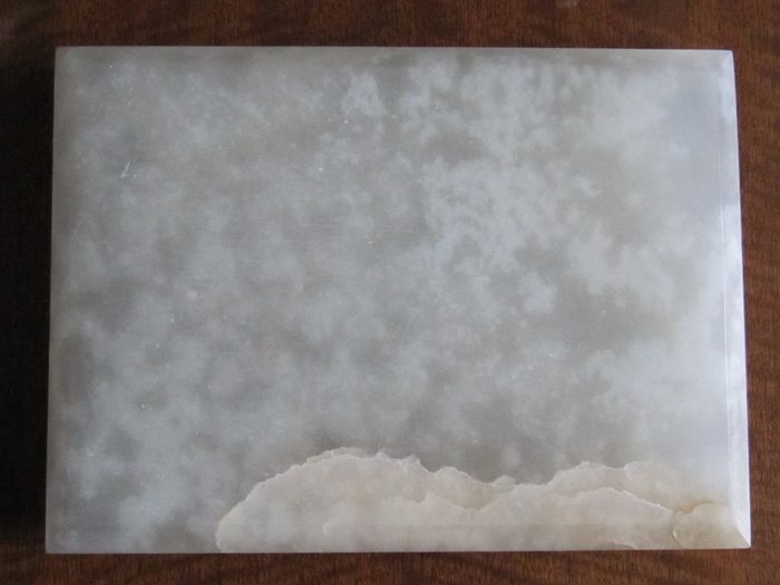 Unique Turkish Pale Cream Onyx Plinth / Base