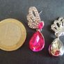 Beautiful Butterfly Drop Earrings. Image 3