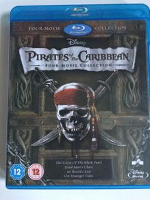 Pirates Of The Caribbean (Quadrilogy Collection Boxset) Johnny Depp [4xBlu-ray Movies]