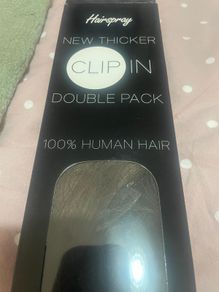 Medium brown 20 inch brand new double sided extensions