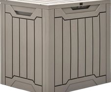 Outdoor Garden Storage Box - Waterproof Resin Deck Box - Brand New
