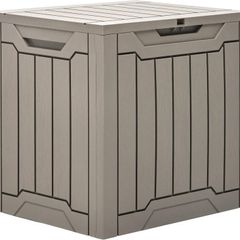 Outdoor Garden Storage Box - Waterproof Resin Deck Box - Brand New