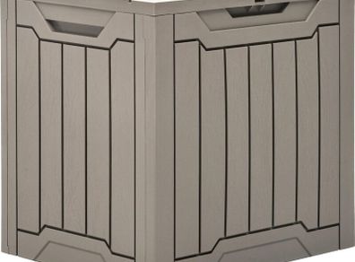 Outdoor Garden Storage Box - Waterproof Resin Deck Box - Brand New
