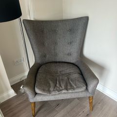 Grey armchair