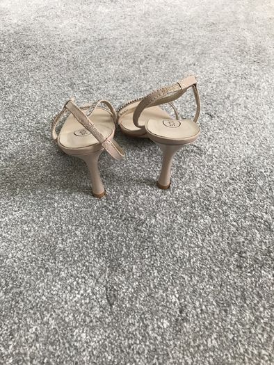 Pretty Schuh Diamonte Strappy Sandals size 39