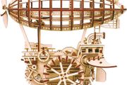 3D Laser Cut Puzzles With Gear - Mechanical Model Construction Kits - Air Vehicle Model Building Moving Kit - Engineering Toys - Christmas Birthday Gifts For Teens and Adults