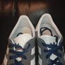 Adidas Gazelle Grey Suede Trainers Image 8