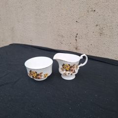Mayfair yellow rose sugar milk jug