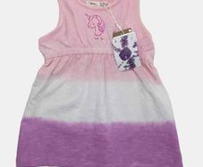Sfera Girls sleeveless sweatshirt dress Sz 24-36 mths EUc